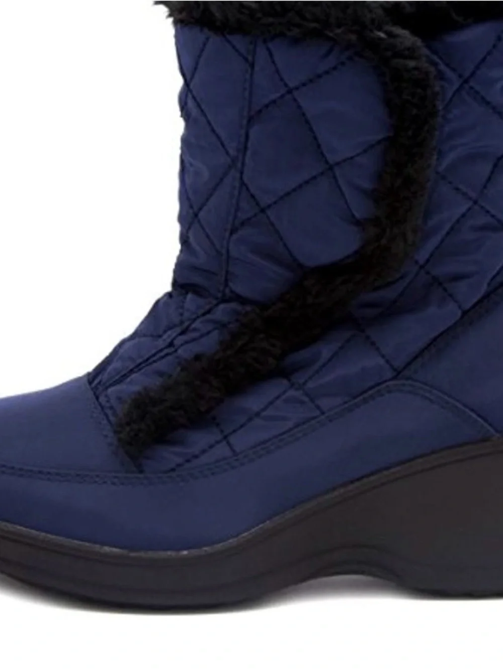New~London Fog~Women’s~Size 10 ~ Snow Boot~ Blue ~ Waterproof ~ Winter ~ Shoes